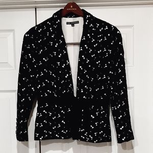LIKE NEW SILK/RAYON THE WRIGHTS FLORAL LUXE VELVET JACKET SIZE 10